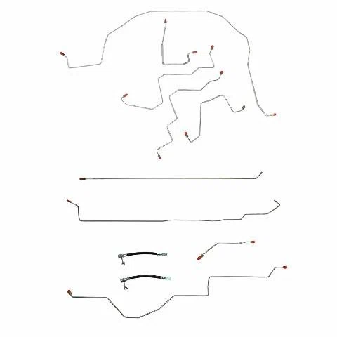 2006 Dodge Ram 1500 Brake Line Kit 4WD Reg Cab_Short Bed RWABS Steel
